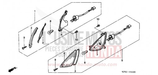 CLIGNOTANT SH1501 de 2001